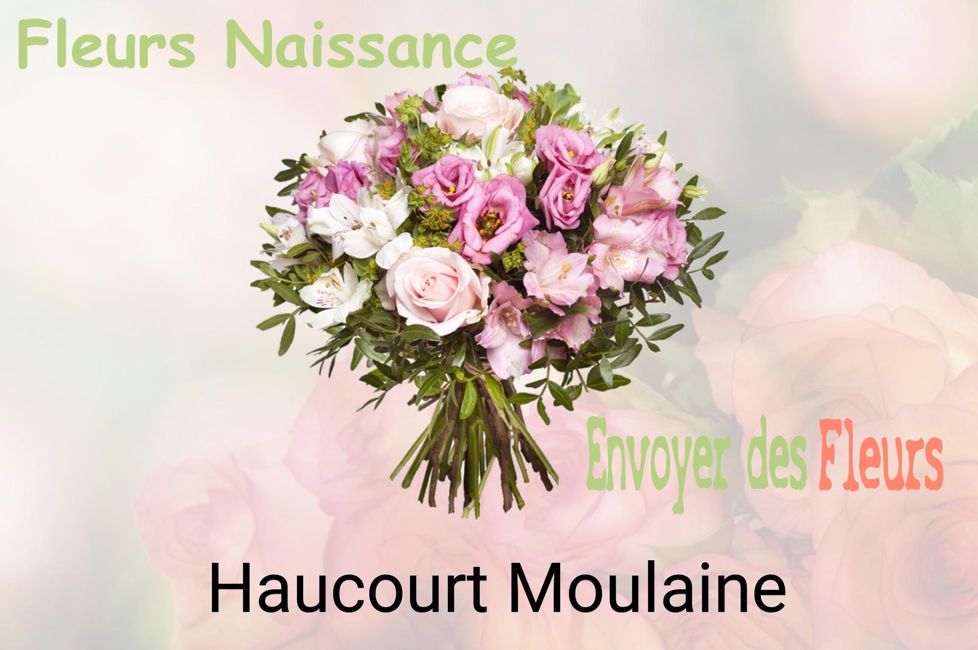 Bouquet de fleurs de naissance livré à Haucourt-Moulaine