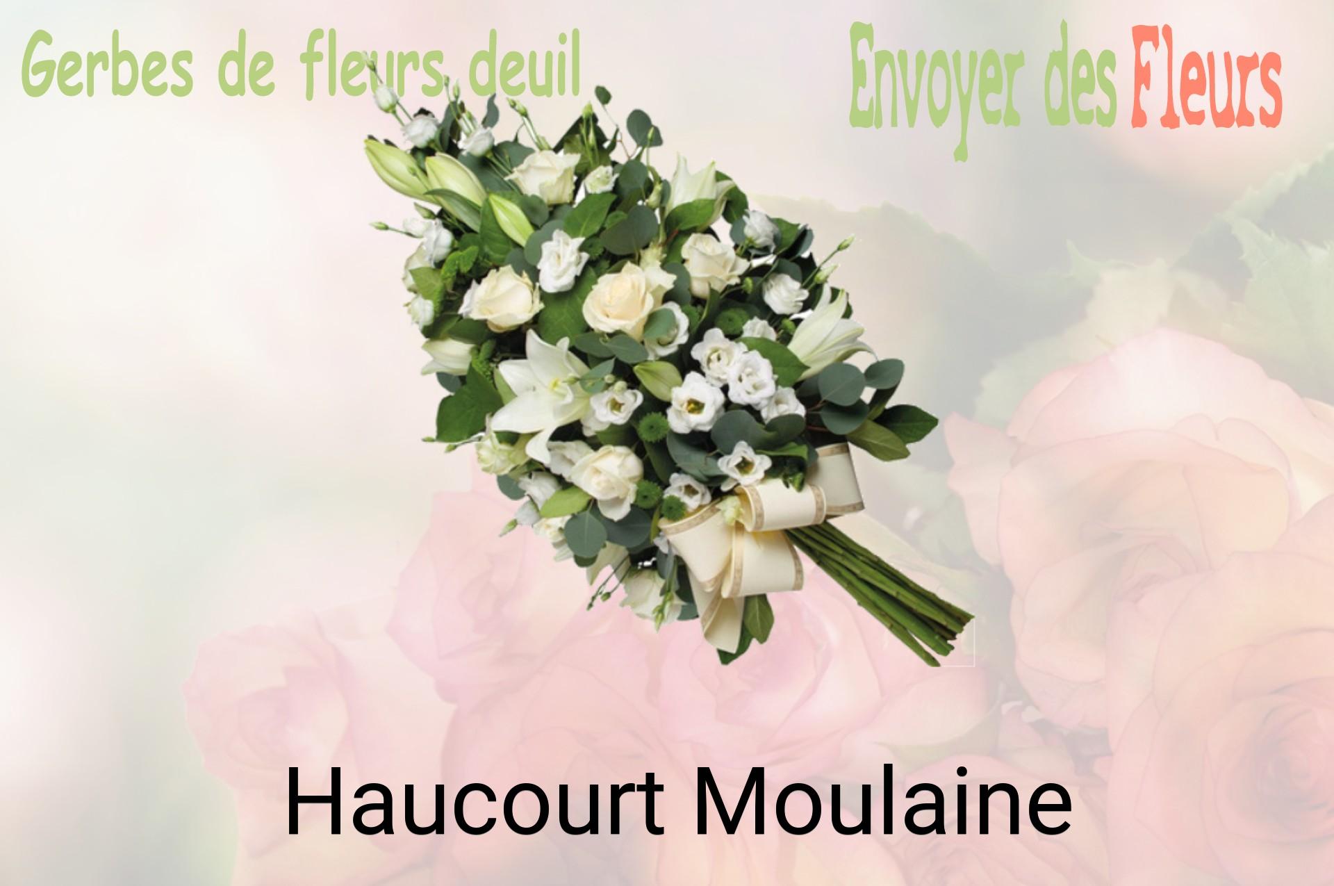 Gerbe de fleurs de deuil livrée à Haucourt-Moulaine